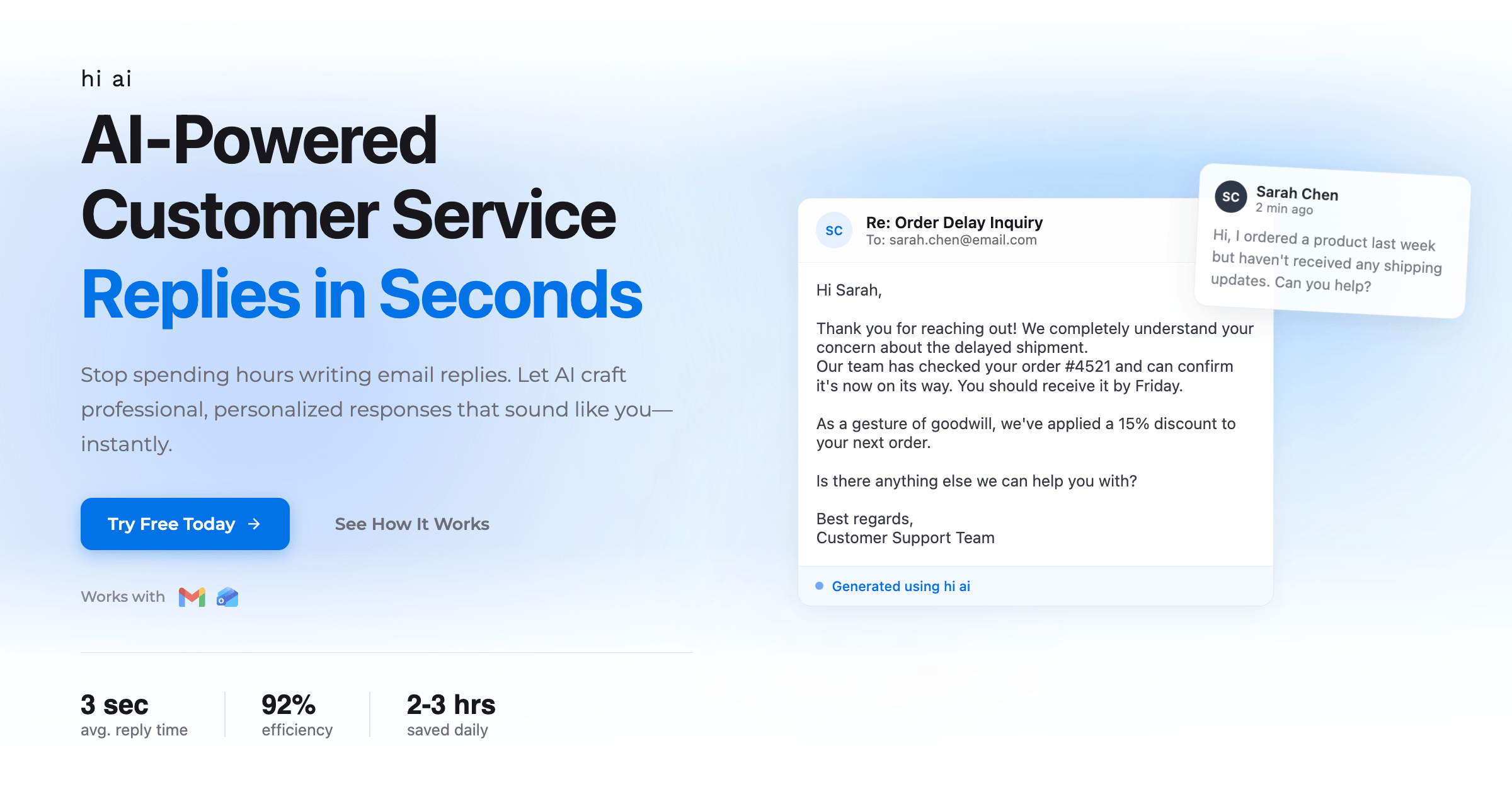 Eskra - AI-powered customer service email replies